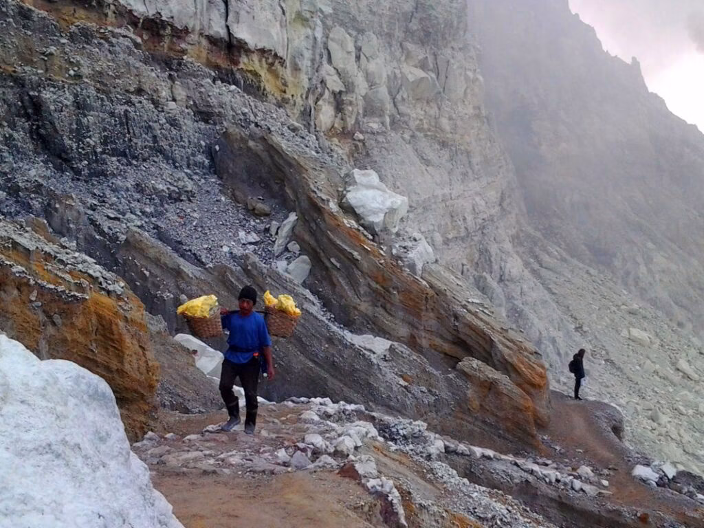Hiking Mount Ijen in East Java