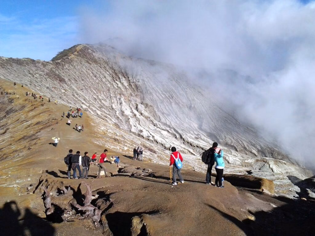 Hiking Mount Ijen in East Java