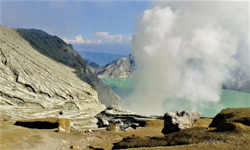 Kawah Ijen Crater in Indonesia