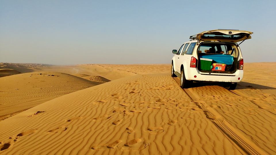 car trip in Oman