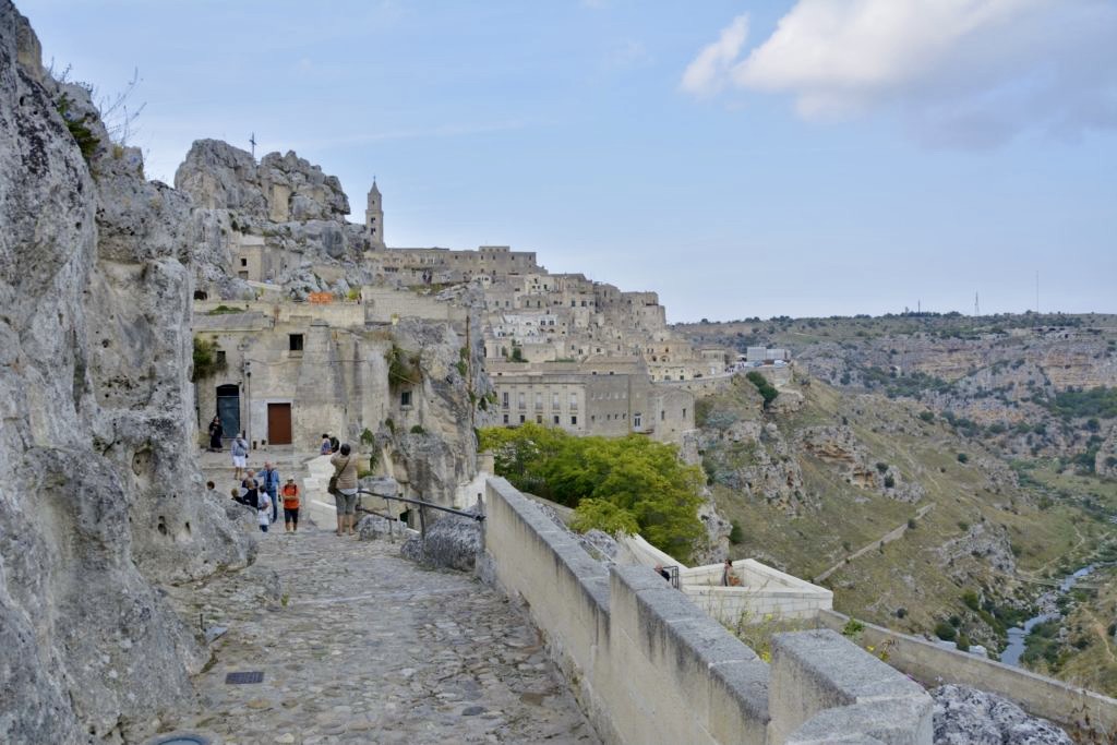 ancient cave city called Sassi