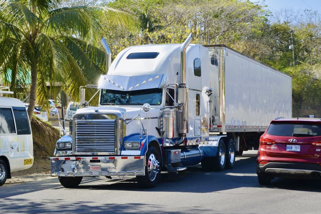 Shiny american truck