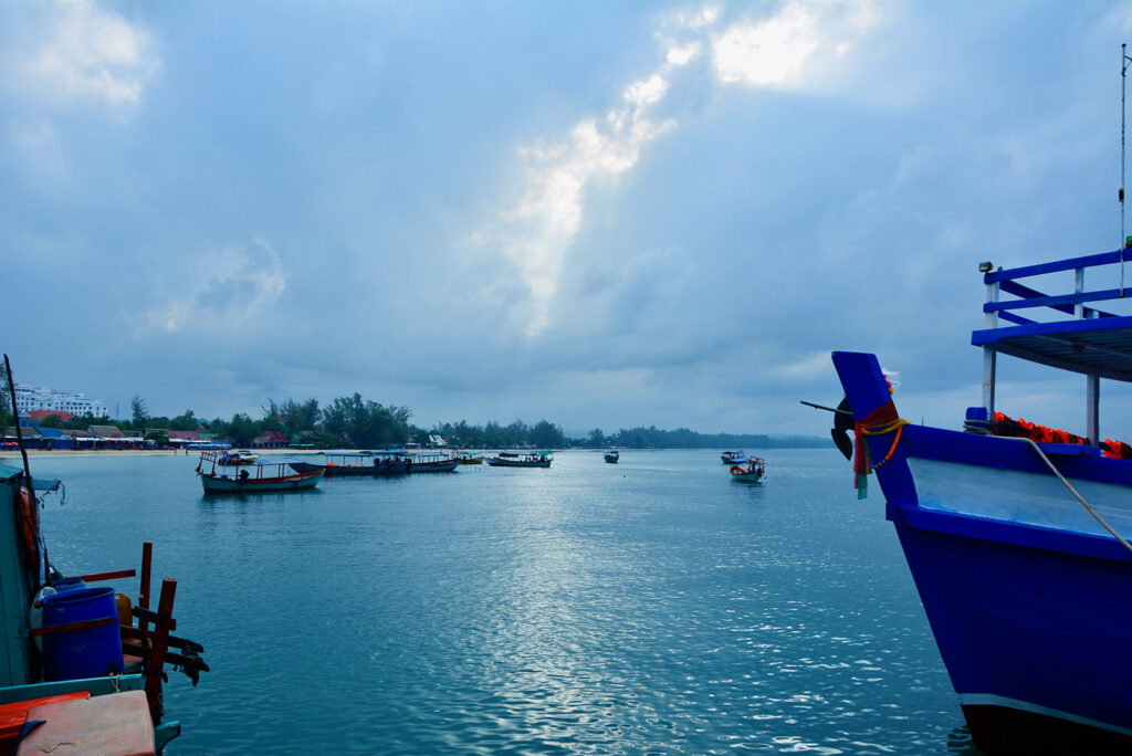 Boats and bay in Koh Rong