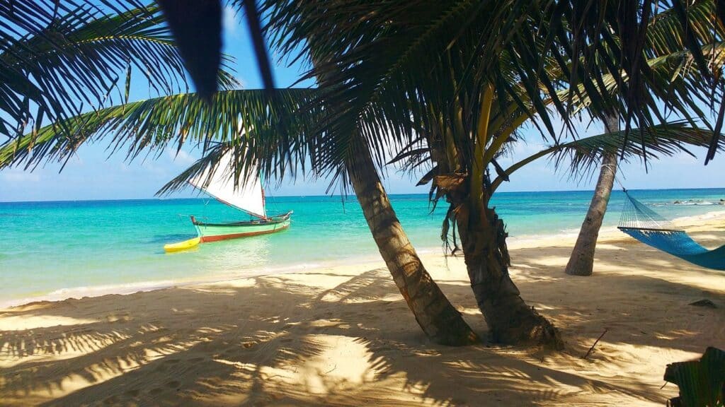 Otto Beach Little Corn Island Nicaragua.