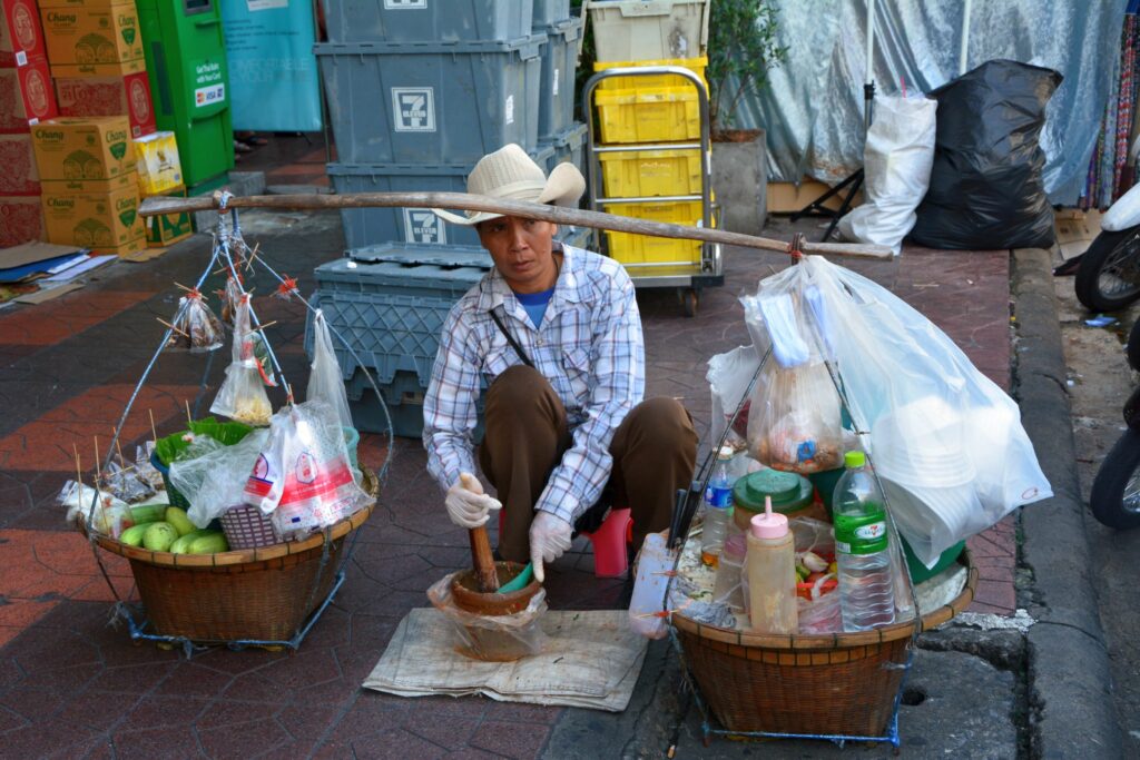 Vibrant streets of Bangkok