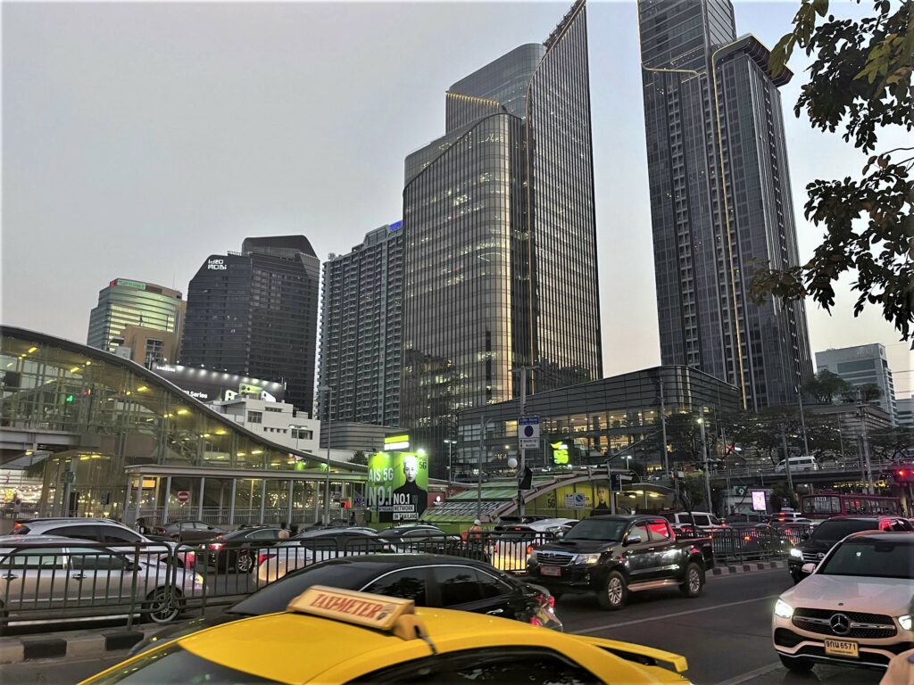 Vibrant streets of Bangkok