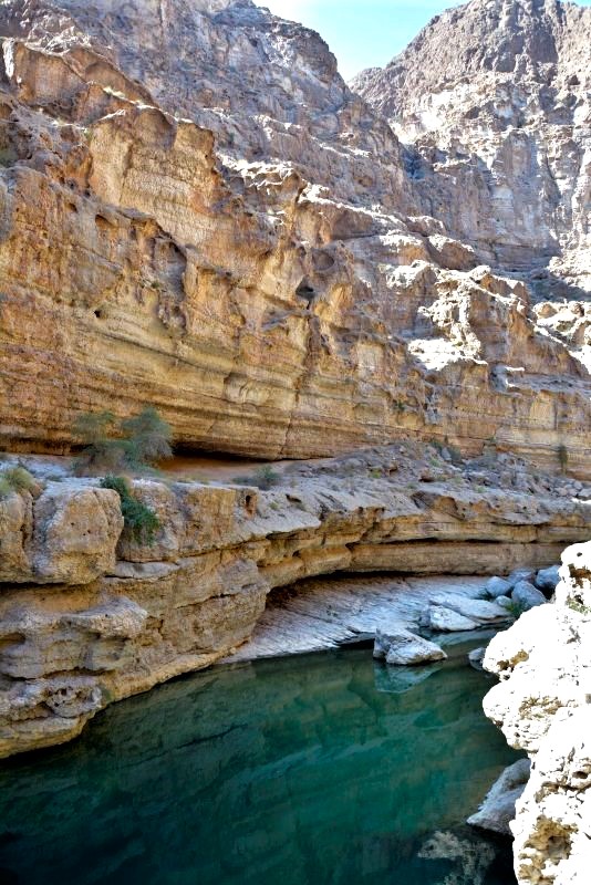 Secrect places of best canyon hikes in Oman - www.freestyletraveling.com