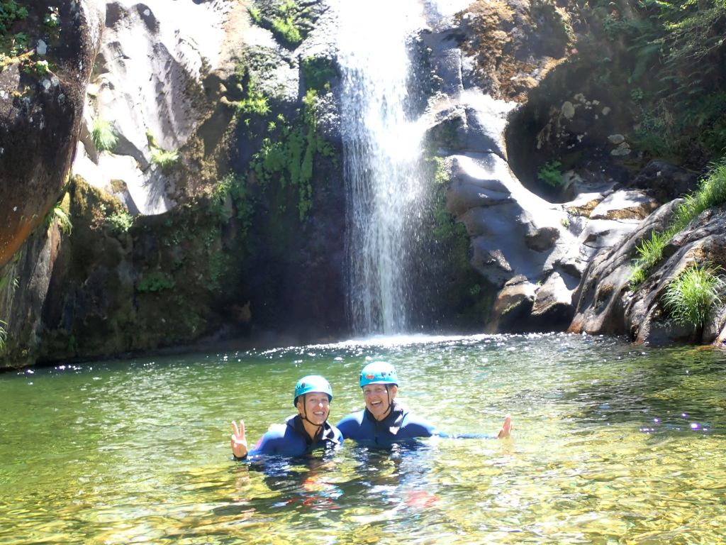 Top adventurous things to do in Peneda Geres National Park in Portugal - Canyoning.