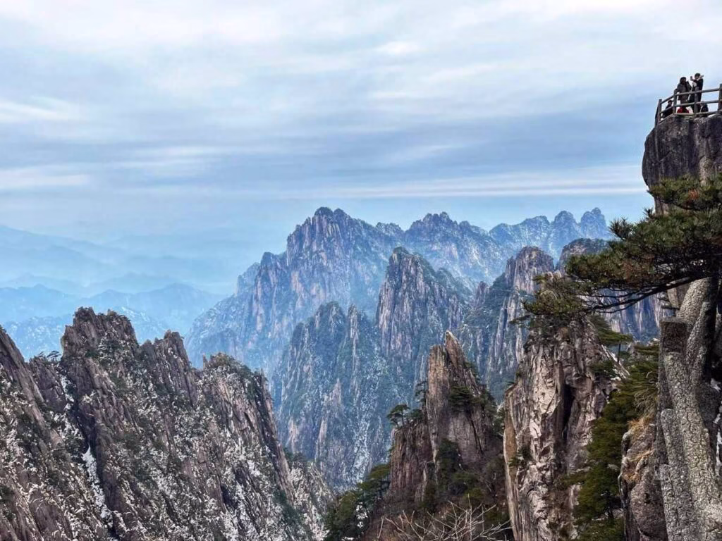 Hiking Huangshan Mountains – Avatar Yellow Mountains Scenic Area in China.
