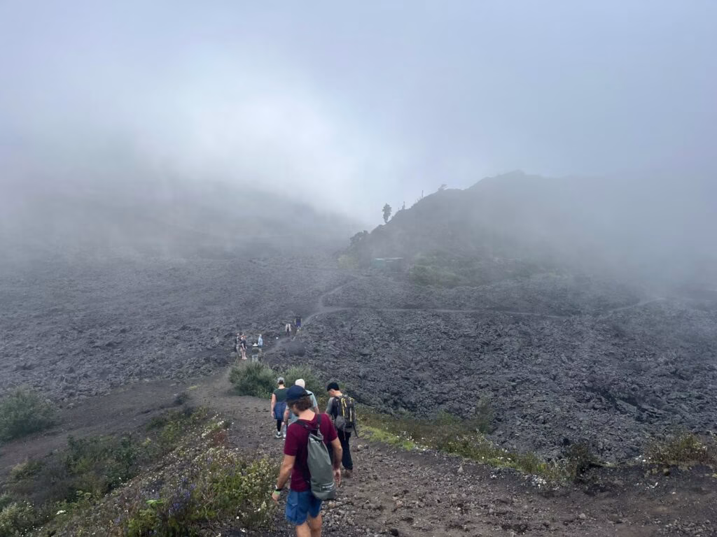 Best hikes in Guatemala - Pacaya volcano.