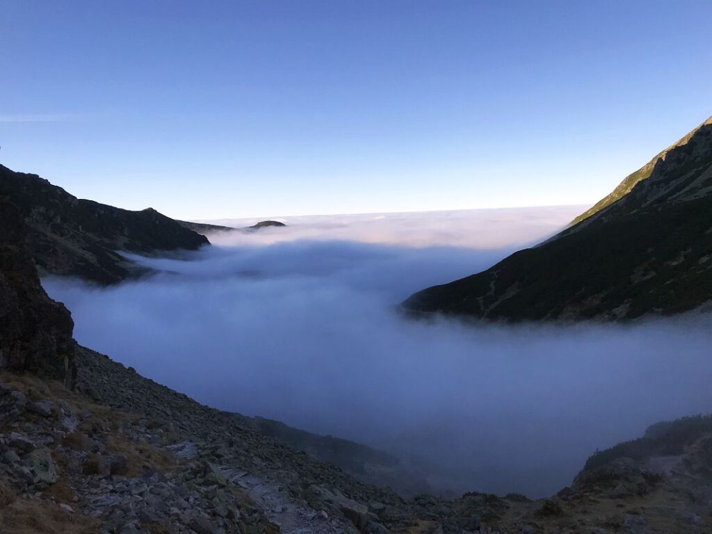 Hiking Zawrat in Tatra Mountains