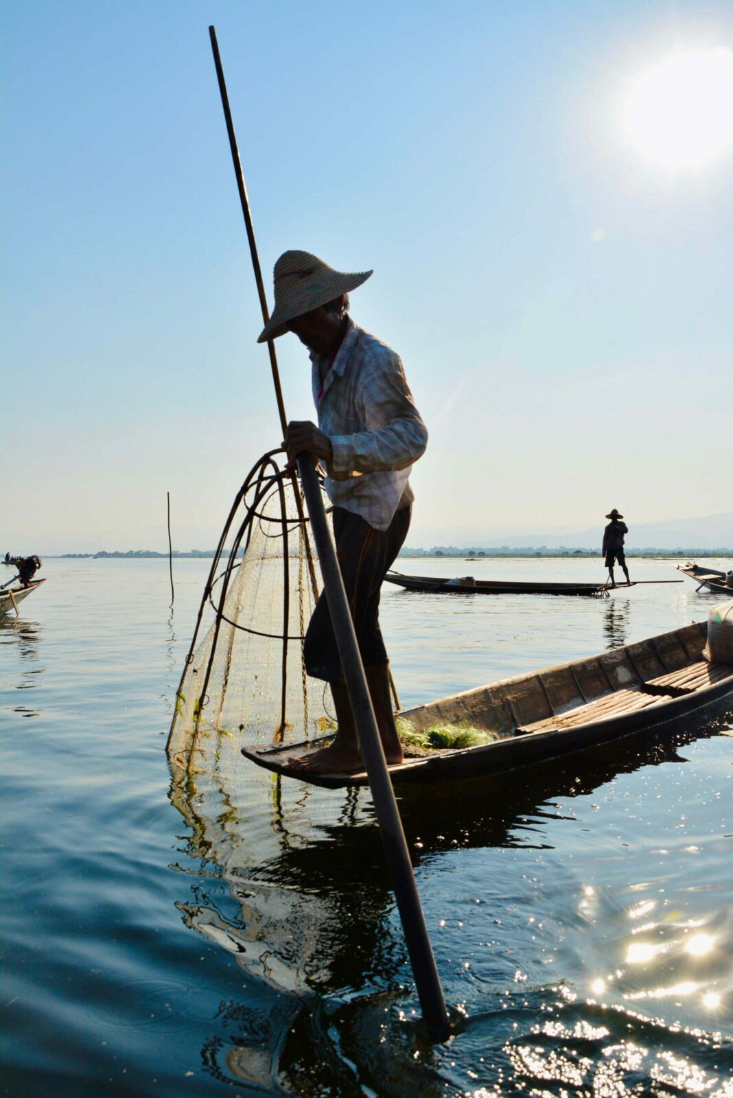 Boat trip on Inle lake, Myanmar
