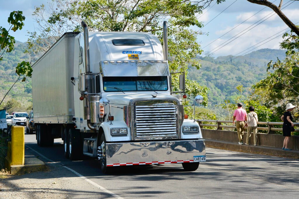 Shiny american truck