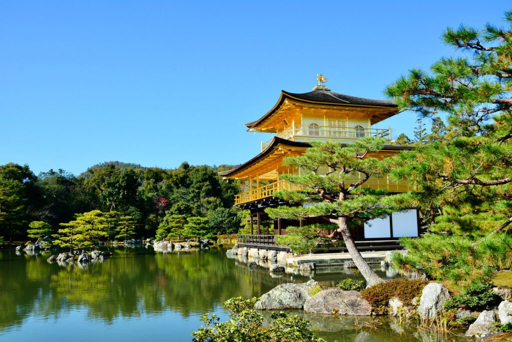 Golden Palace next to lake
