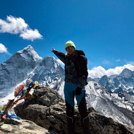 Me on a trail to Everest Base Camp