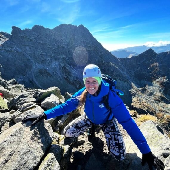 Koscielec Peak - hiking in the Tatra Mountains.