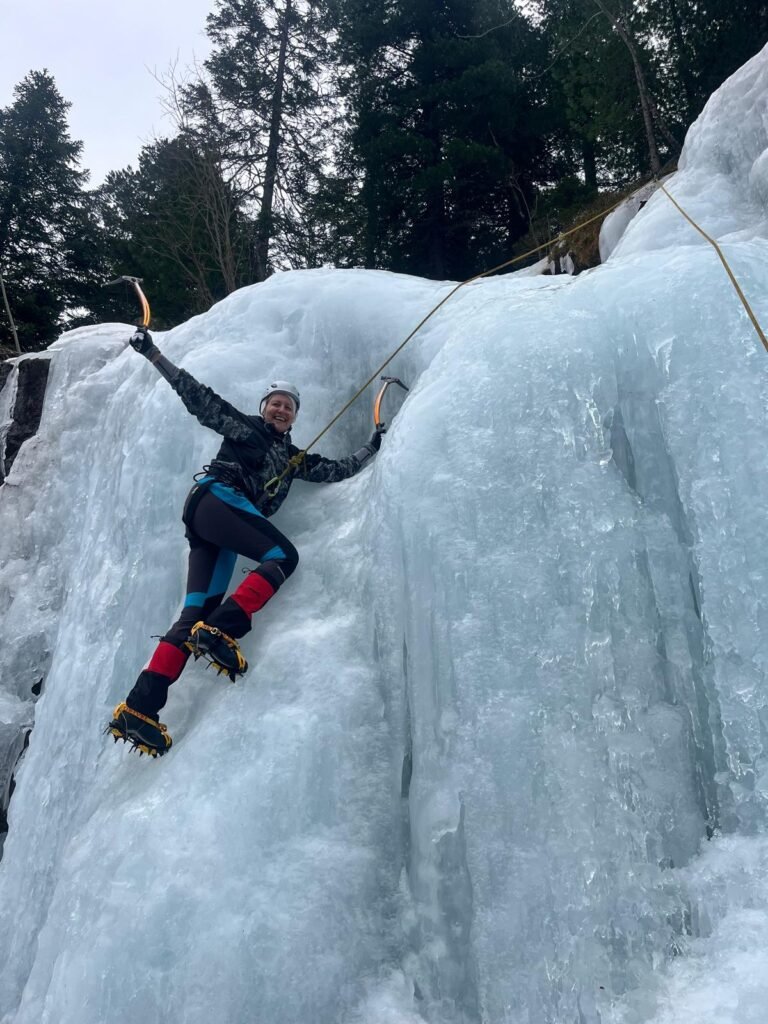 Mountaineering course.