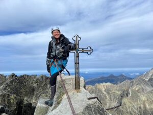 Climbing Gerlach in Slovakia