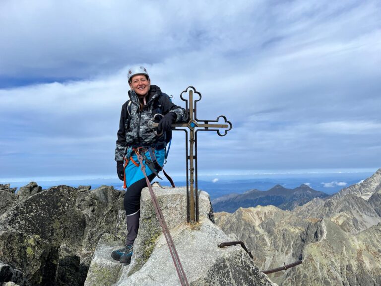 Climbing Gerlach in Slovakia