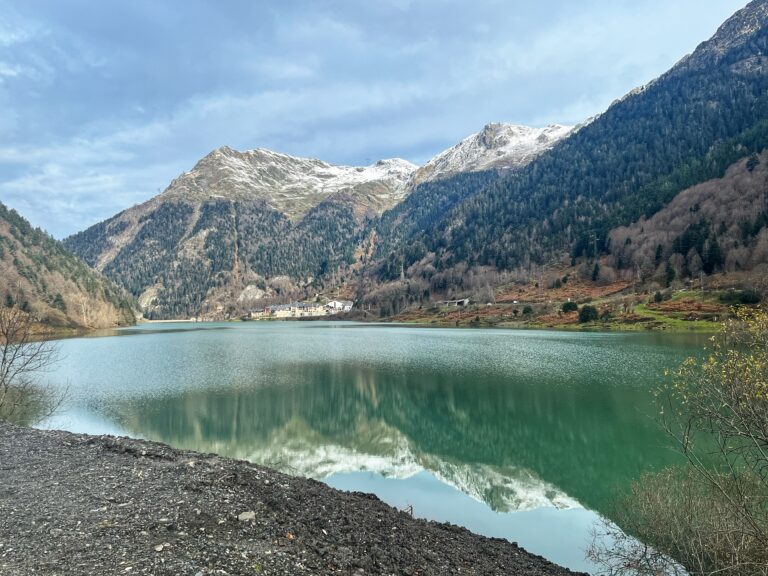 scenic road in the Pyrenees