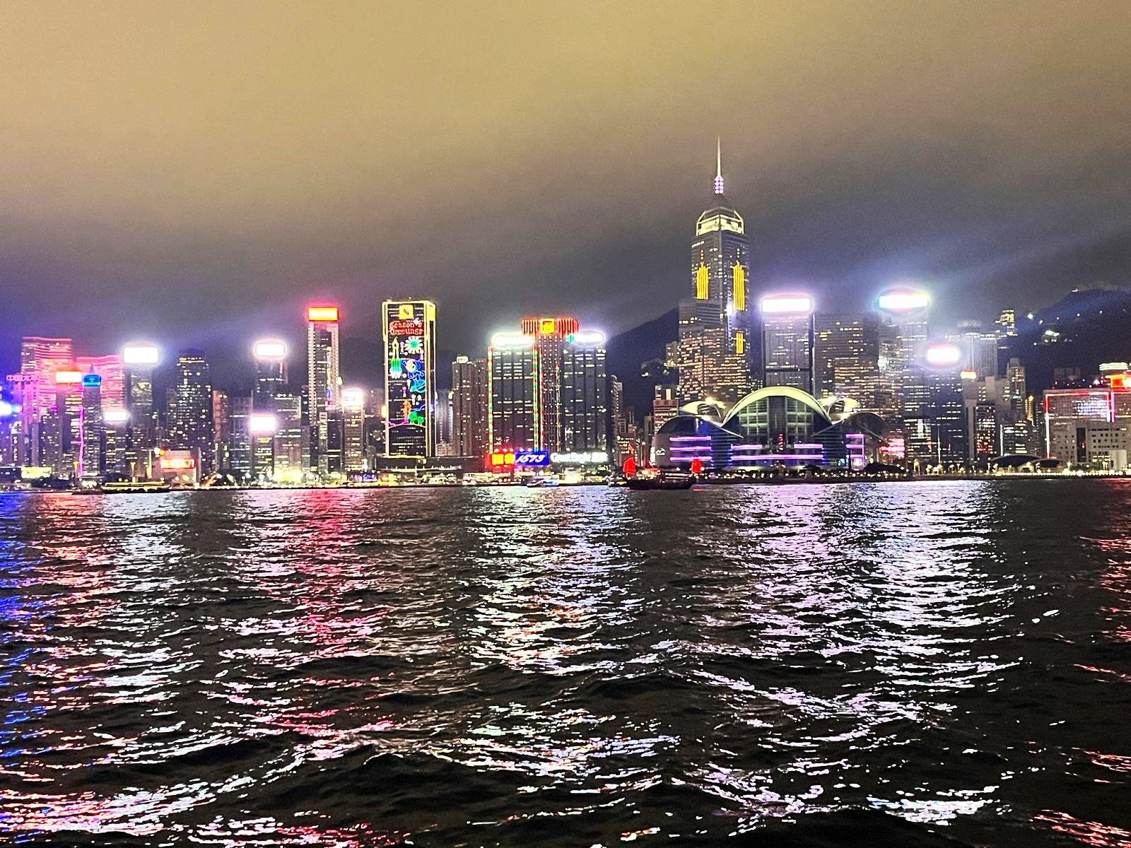 Finding the best view for the Kong Kong skyline.