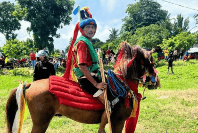 Pasola Festival in Sumba Island.
