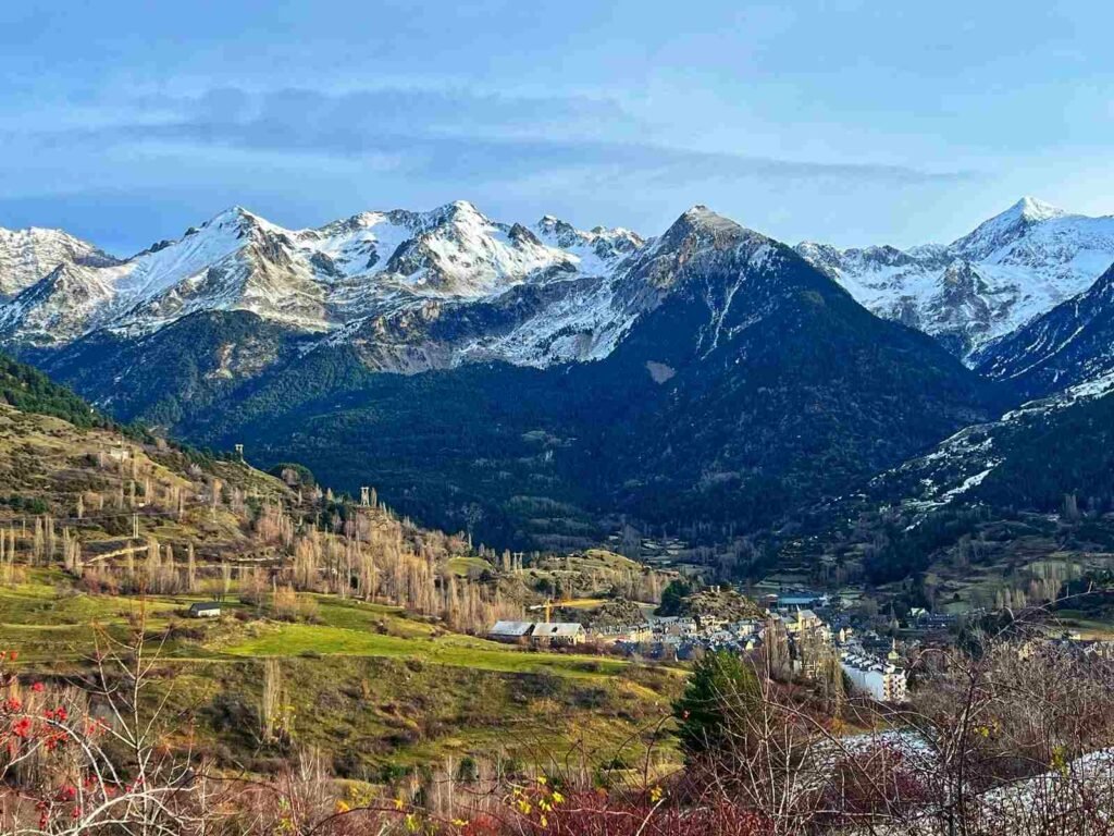 Lifetime road trip in Aragon Mountains in Spain.