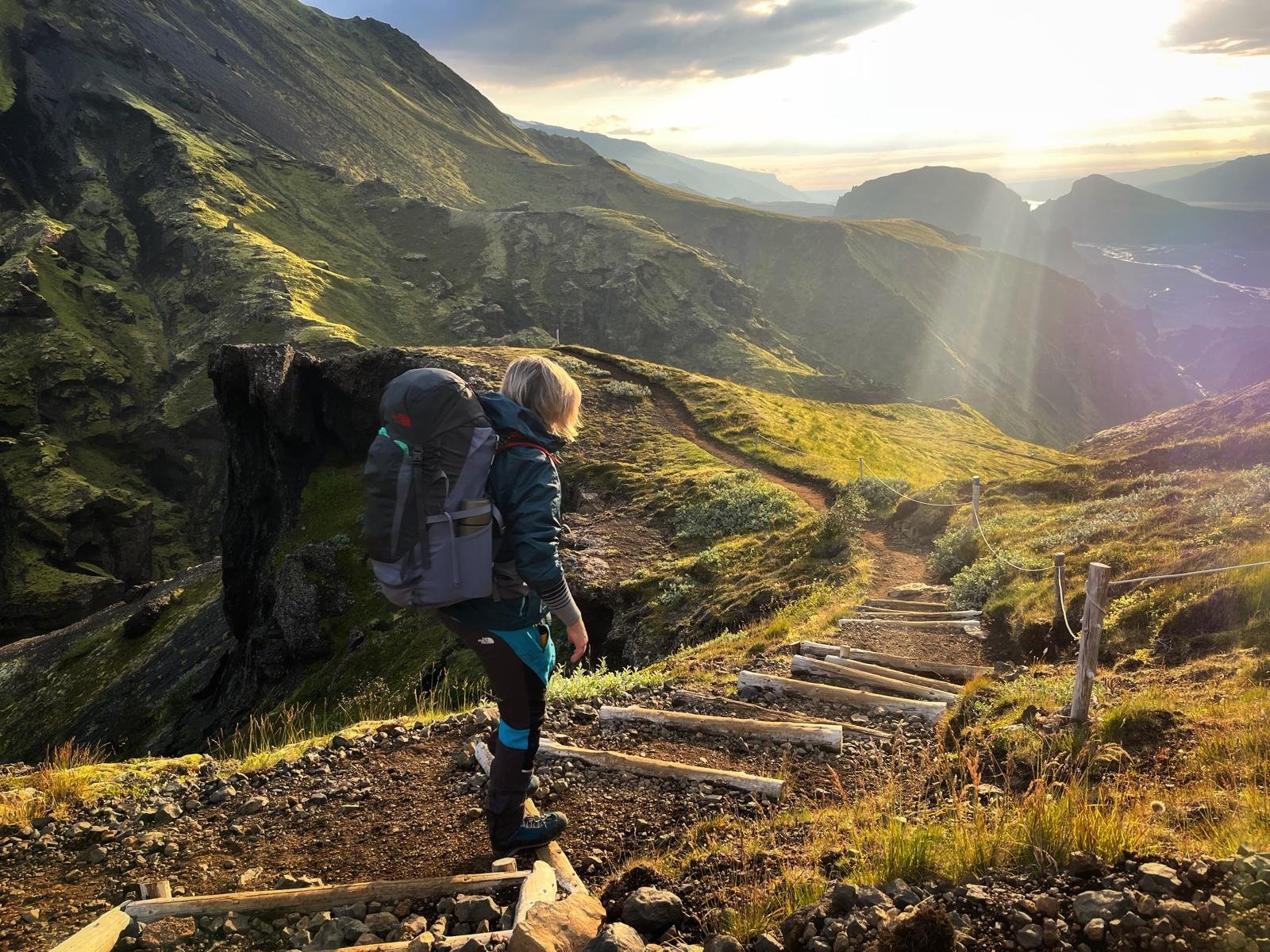 Hiking from Skógar to Thórsmörk – the world’s famous Fimmvörðuháls trail.