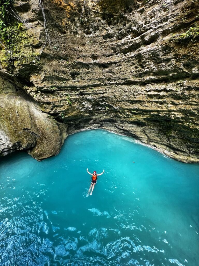 Kawasan Canyoneering in Cebu - 7 wonders in Philippines.