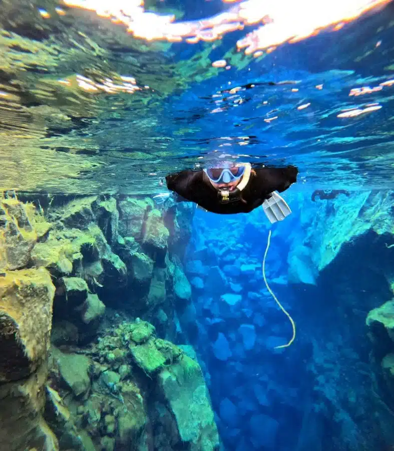 Snorkeling in Silfra - The best hikes near Reykjavik.
