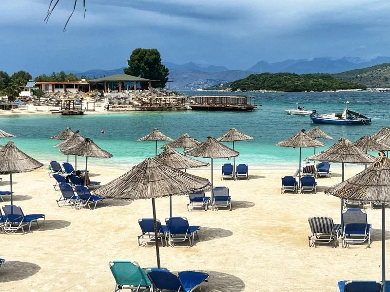 Ksamil beach - 10 days in Albania.