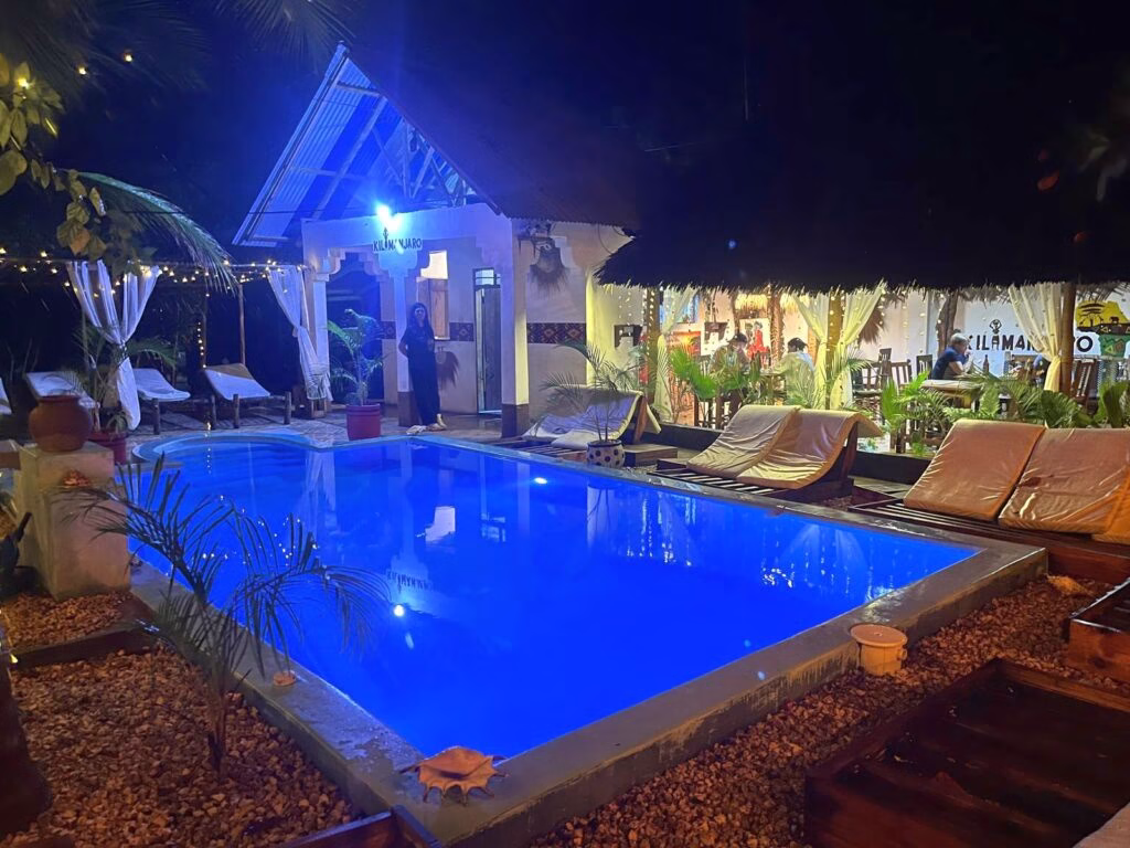 Kilimanjaro hostel - 10 best beaches in Zanzibar - Nungwi Beach.