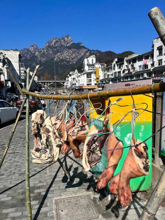 Hiking Yellow Mountains China.