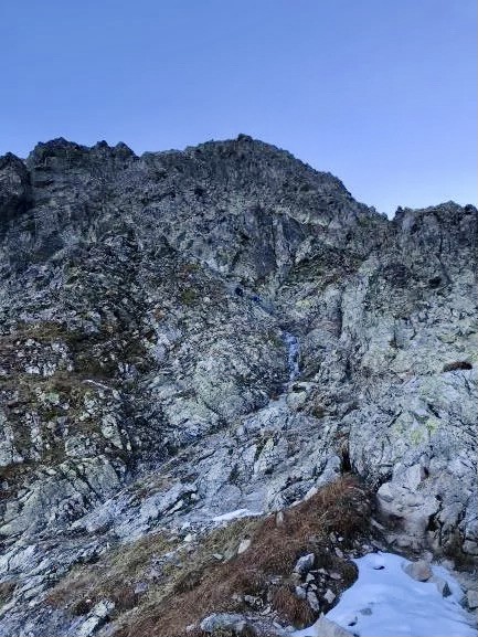 Hiking Zawrat in Tatra Mountains