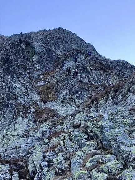 Hiking Zawrat in Tatra Mountains