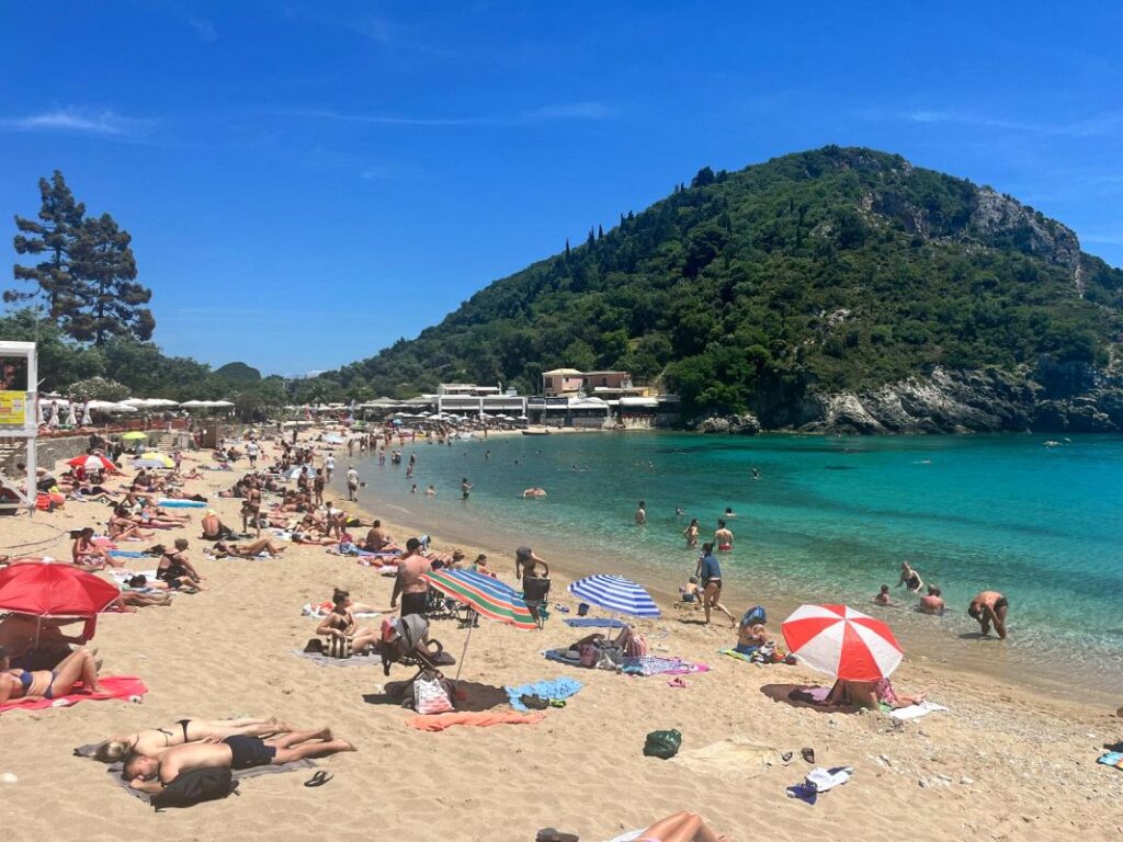 Agios Spiridon Beach - best beach in Corfu